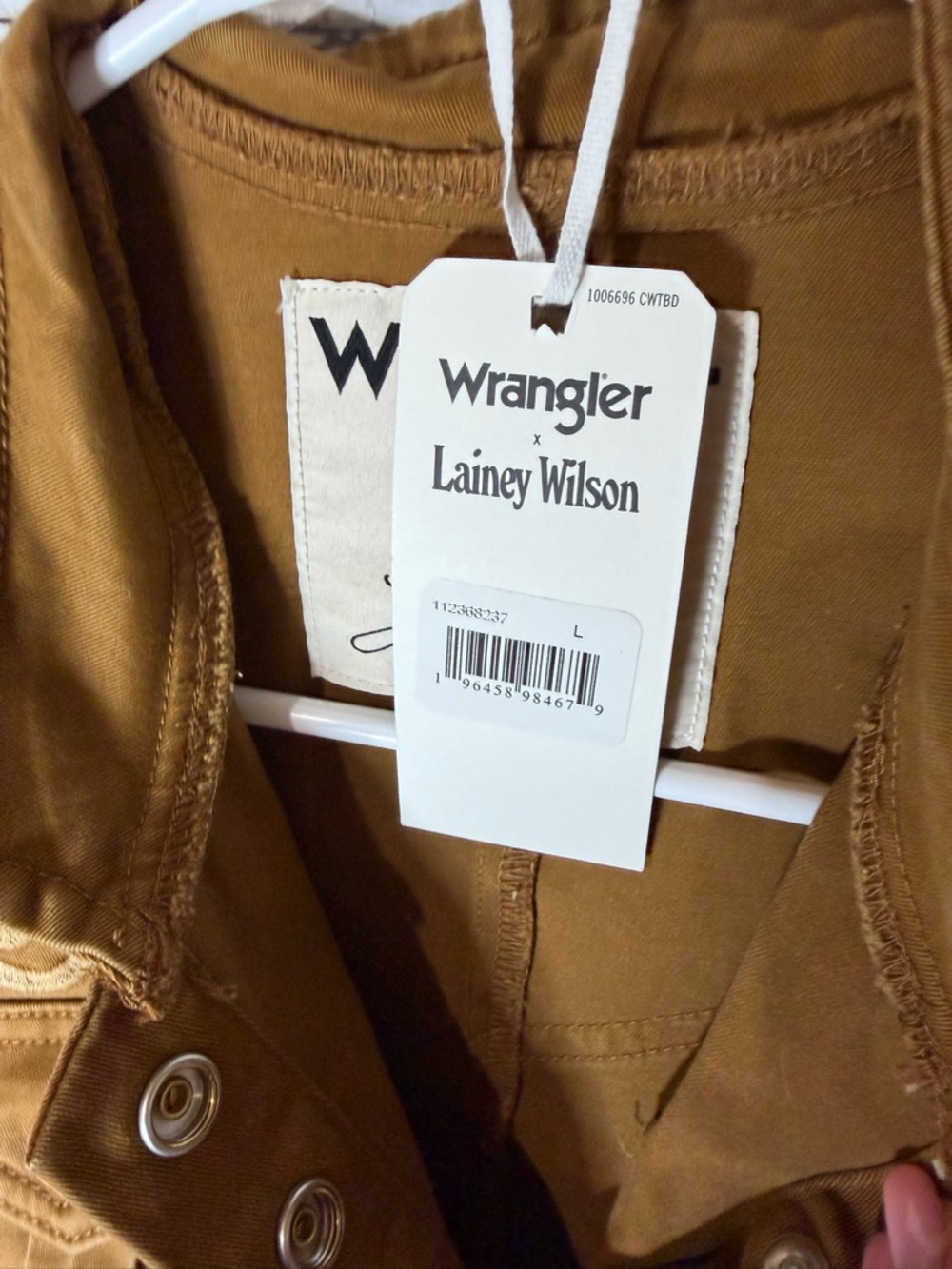 Wrangler X Lainey Wilson Embroidered Utility Jacket Brown Limited Edition Large - Picture 4 of 7
